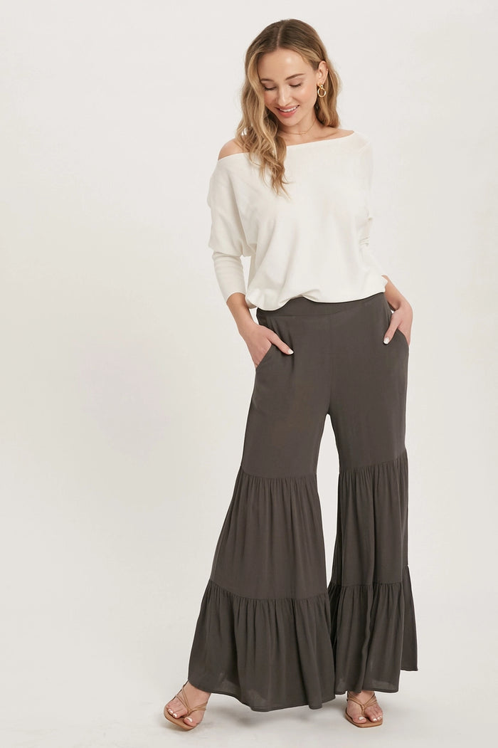 Tiered Ruffle Pants