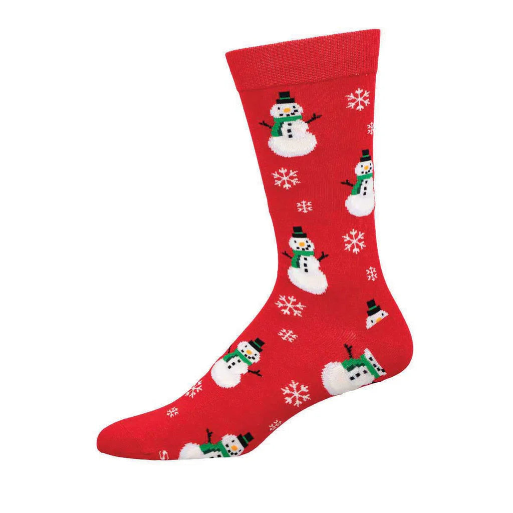 Smiling Snowmen Socks