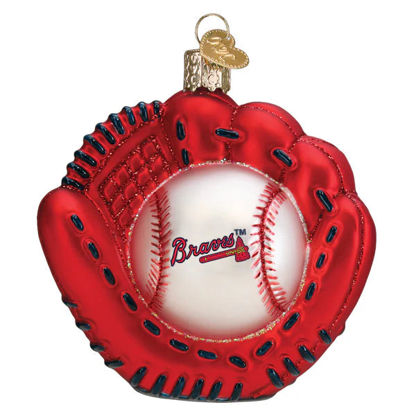 Braves Mitt Ornament