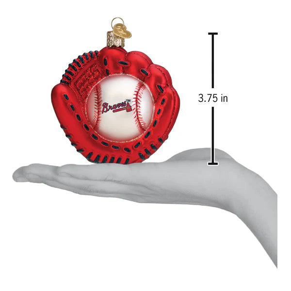 Braves Mitt Ornament