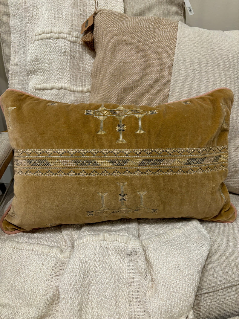 Velour Throw Pillow