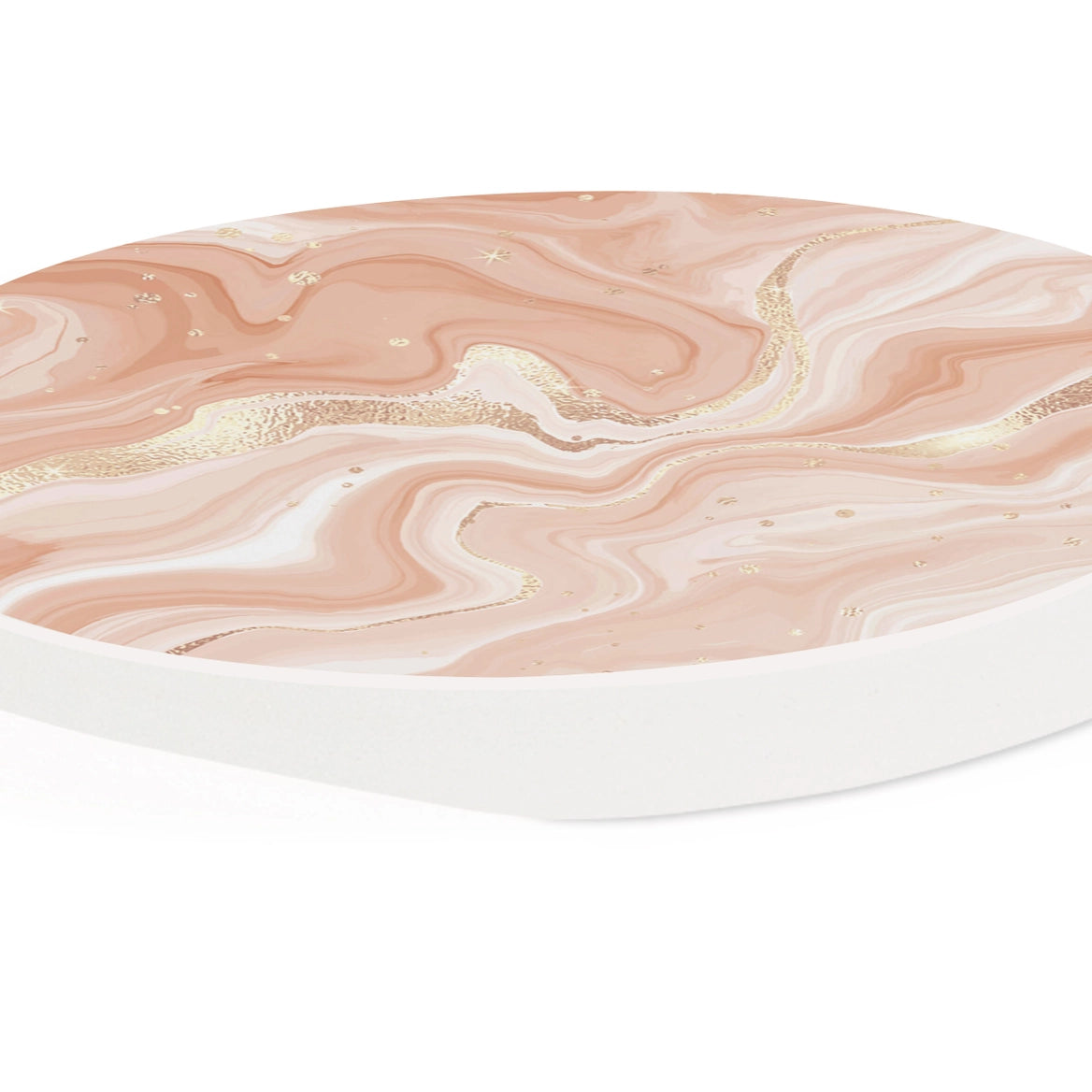 Marble Pink Car Coaster