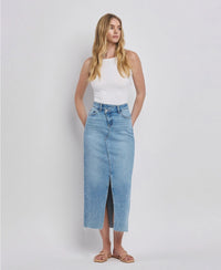 Denim Maxi Skirt