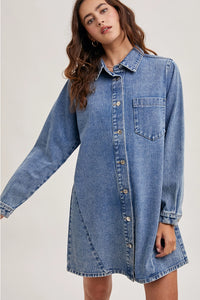 Denim Shirt Dress