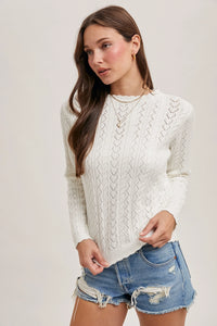 Scallop Edge Sweater