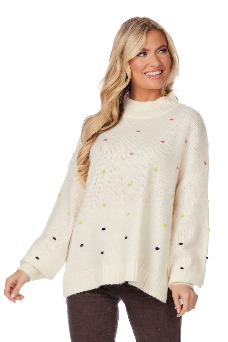 Novie Pom Pom Sweater