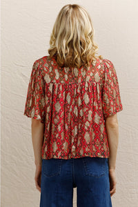 Lurex Spotted Blouse