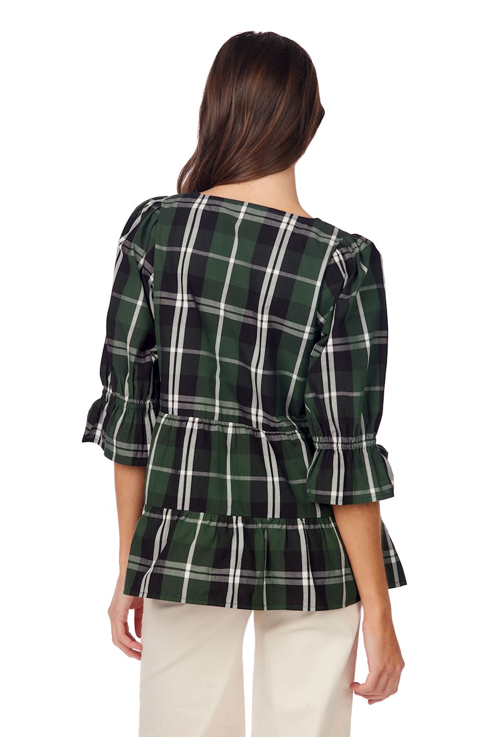 Ashford Plaid Top