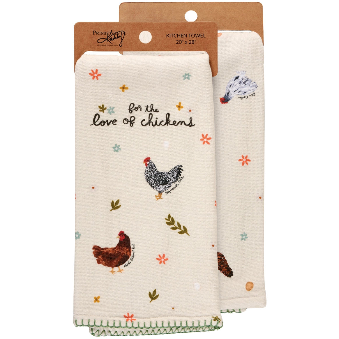 Love of Chickens Kitchen Towel