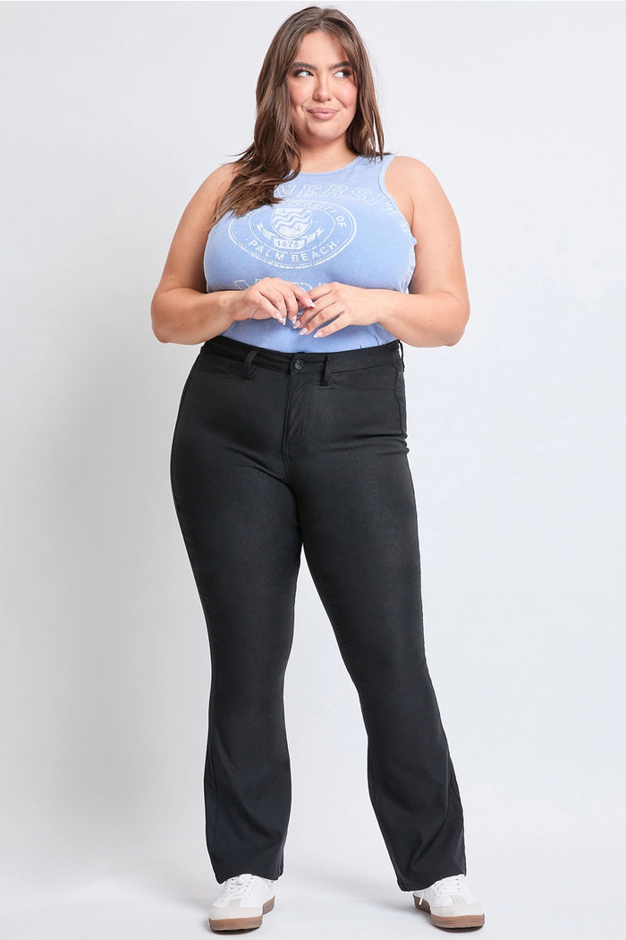 Hyperstretch High Rise Flares