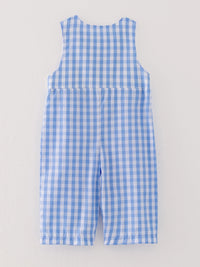 Boys Farm Smocked Romper