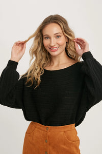 Textured Versatile Pullover