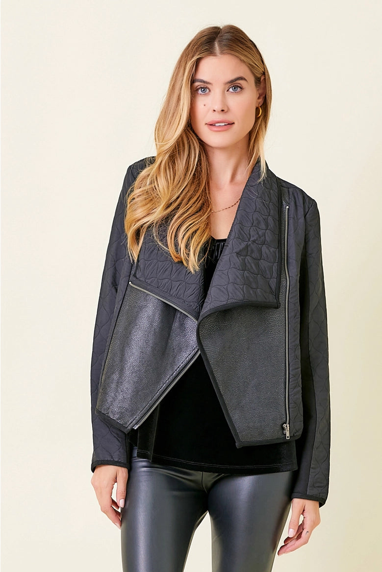 Drape Quilting Jacket