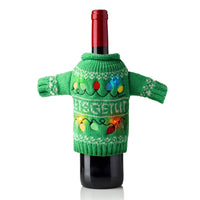 Light Up Wine Bottle Sweater