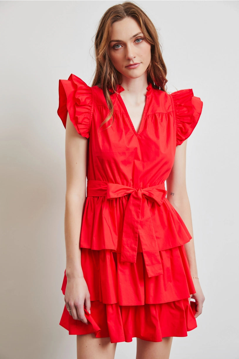 Tiered Ruffle Skirt Dress