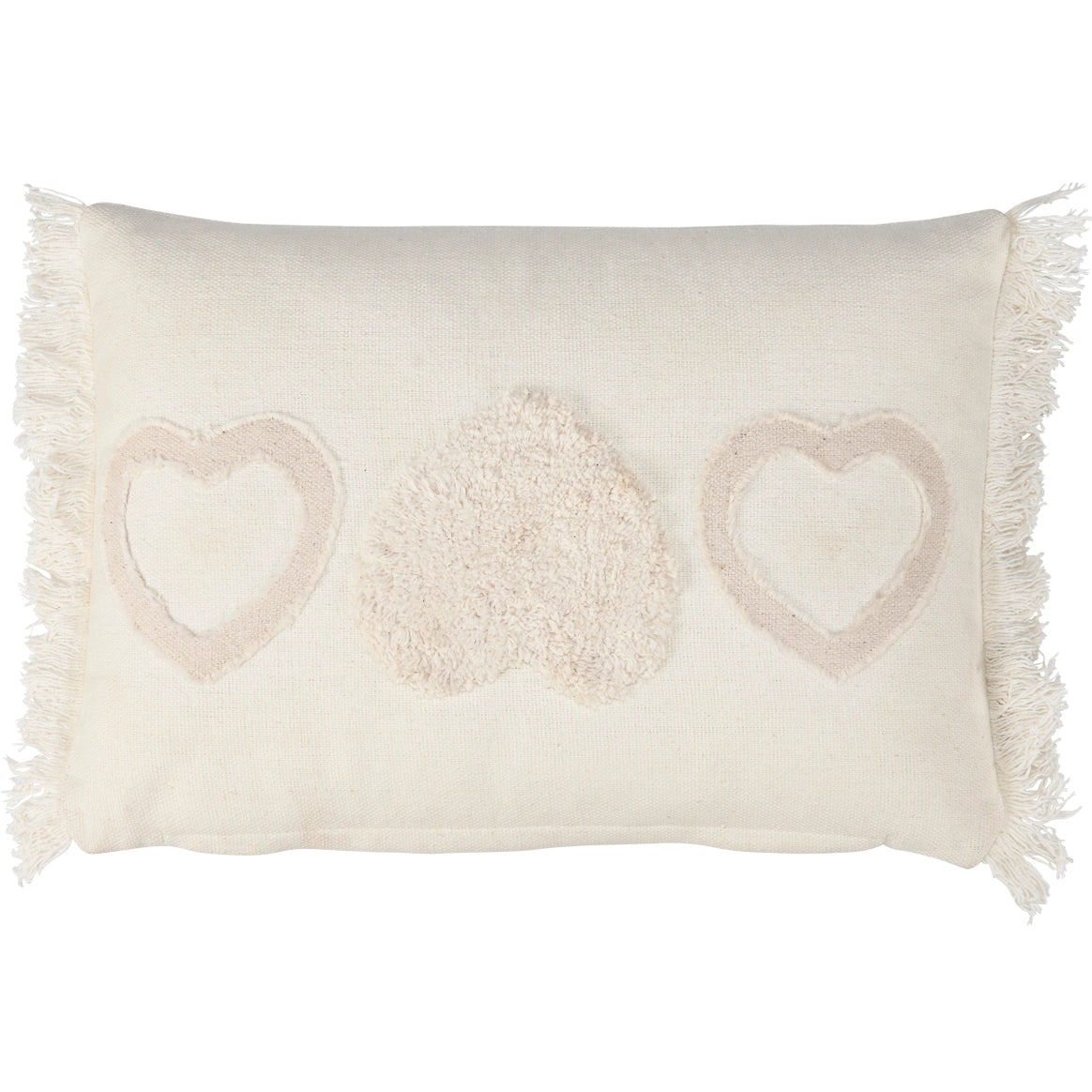 Textured Heart Pillow