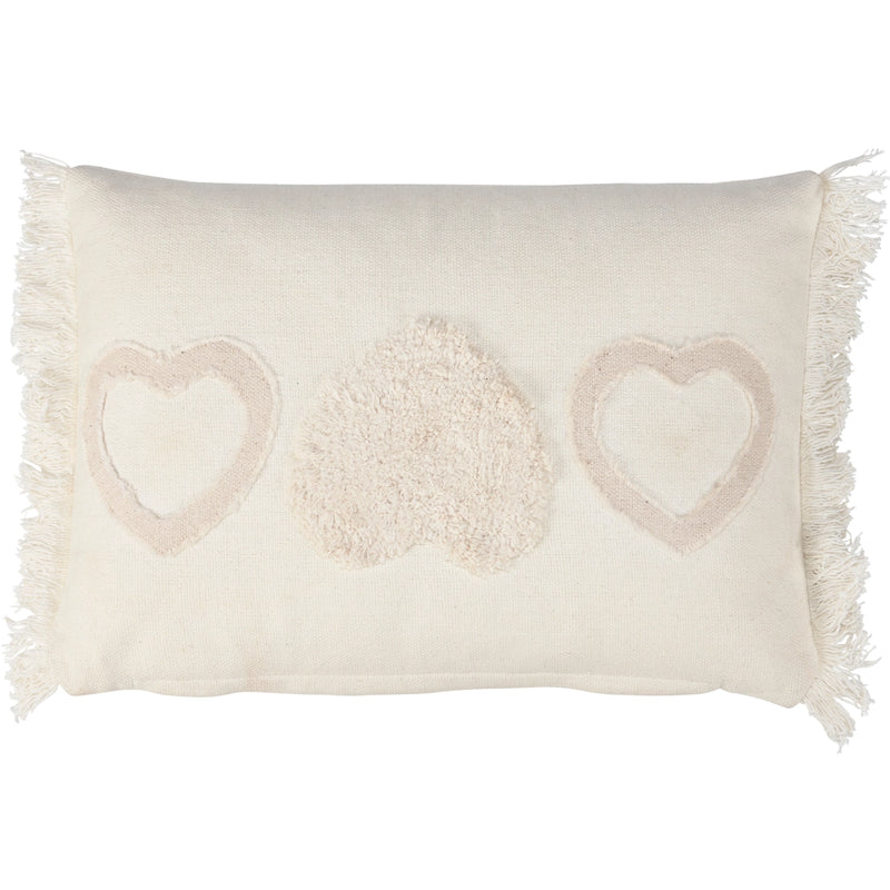 Textured Heart Pillow