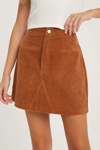 Corduroy Mini Skirt