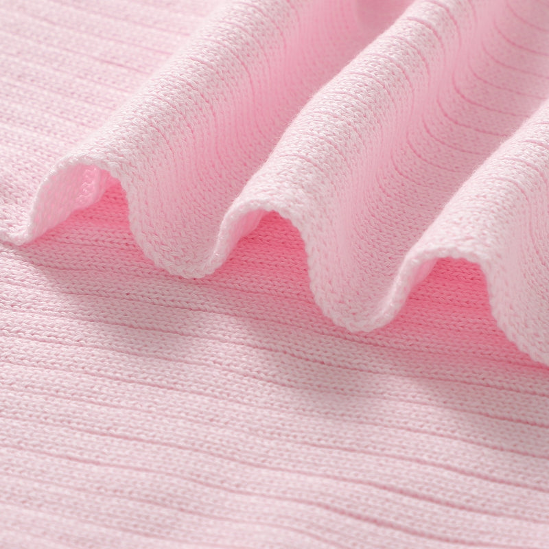 Luxury Cotton Ribbed Baby Blanket