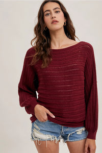 Textured Versatile Pullover