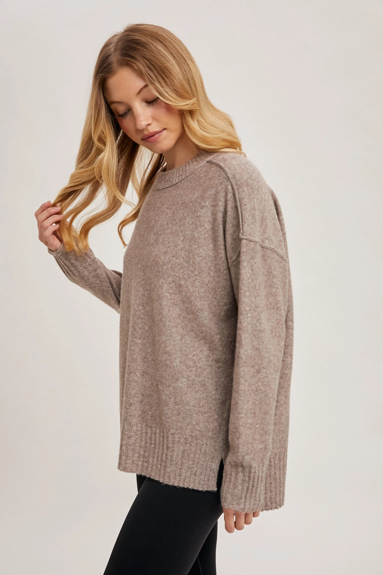 Crew Neck Pullover Sweater