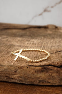 Cross Stretchy Bracelet