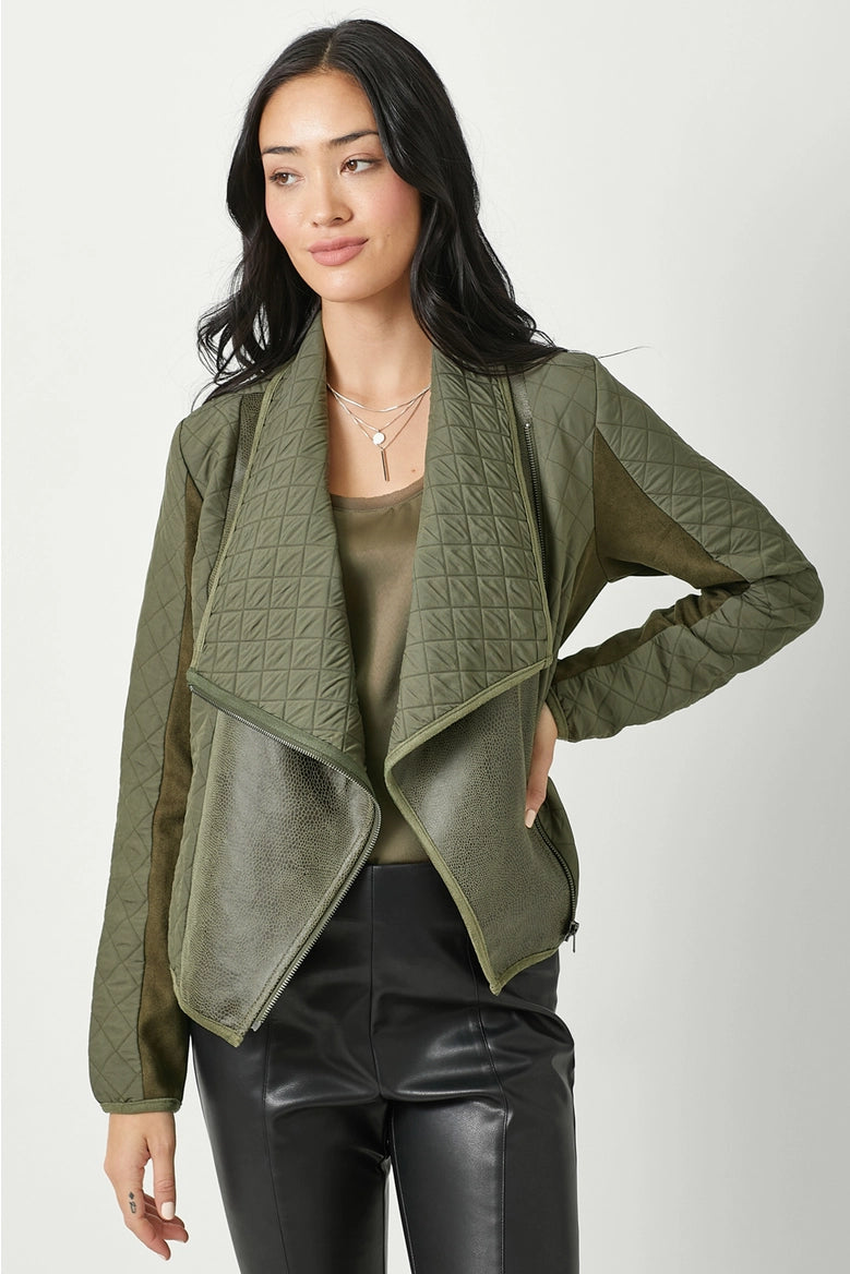 Drape Quilting Jacket