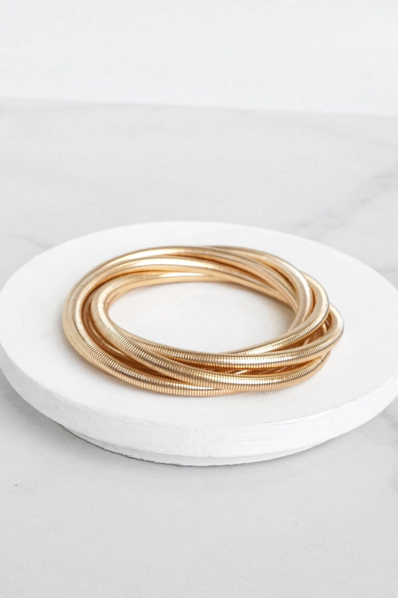 Multi Strand Stretchy Bangle