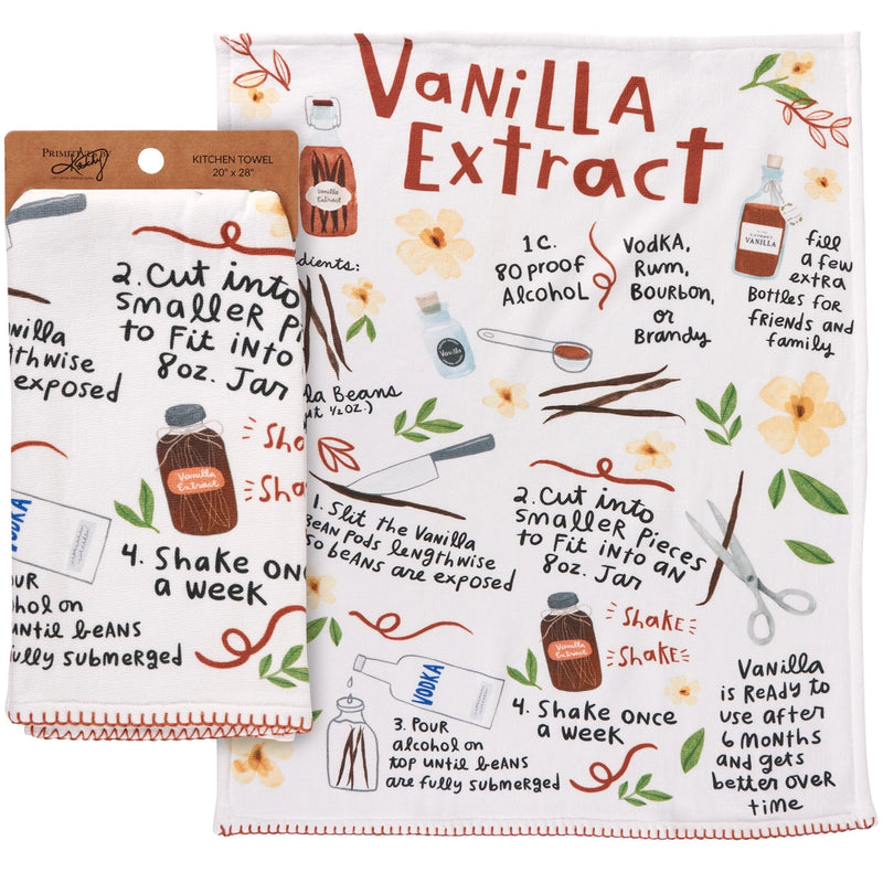 Vanilla Extract Kitchen Towel