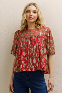 Lurex Spotted Blouse