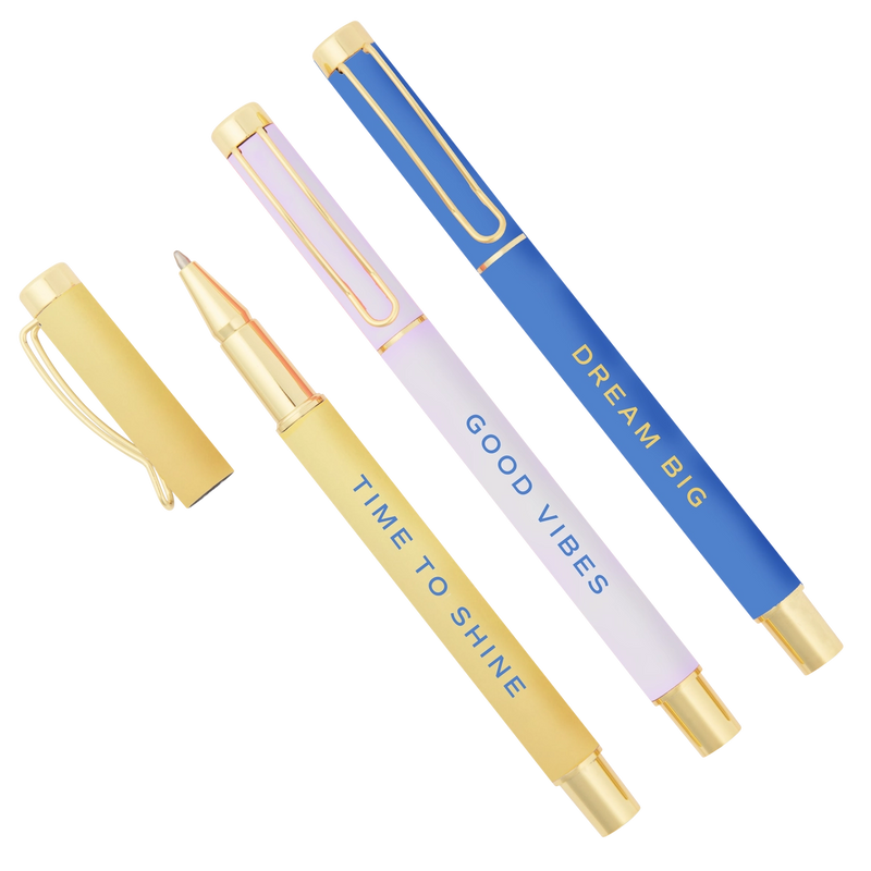 Good Vibes Metal Pen Set