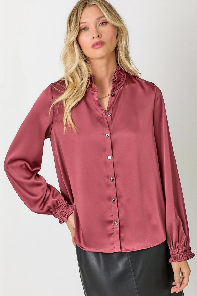 Ruffled Collar Blouse