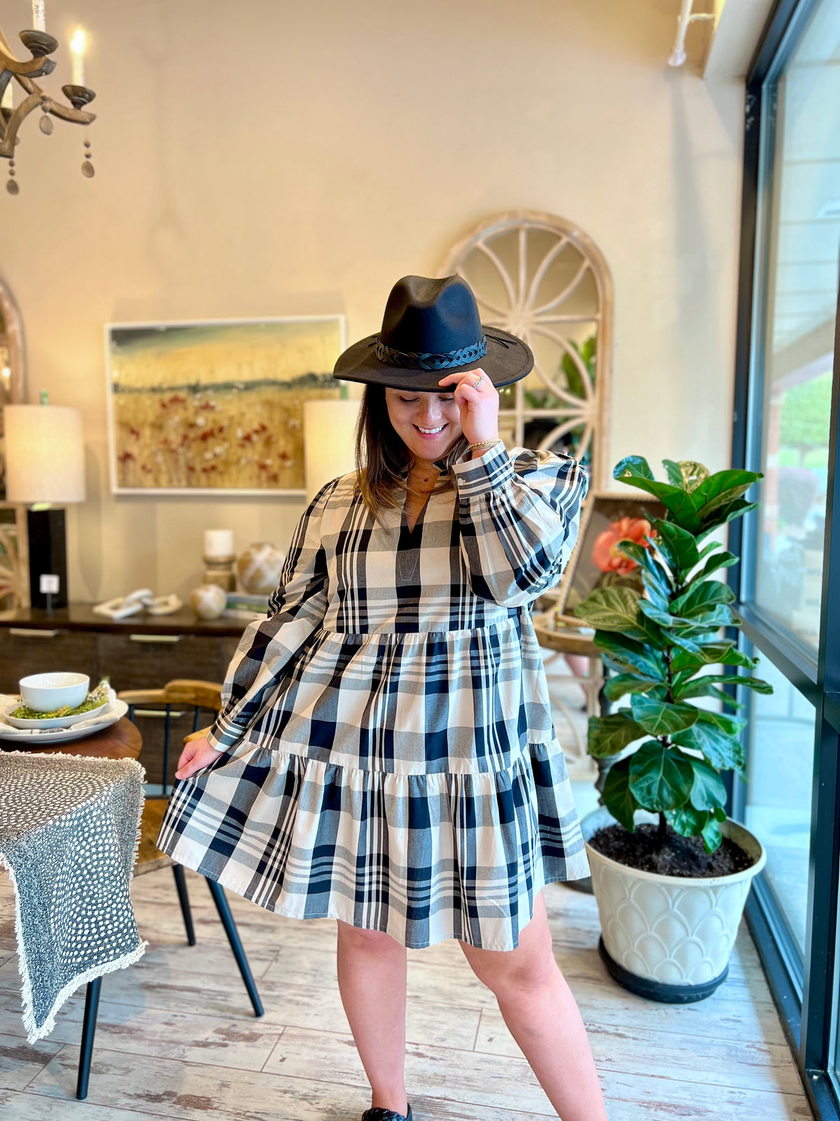 Shannon Plaid Dress