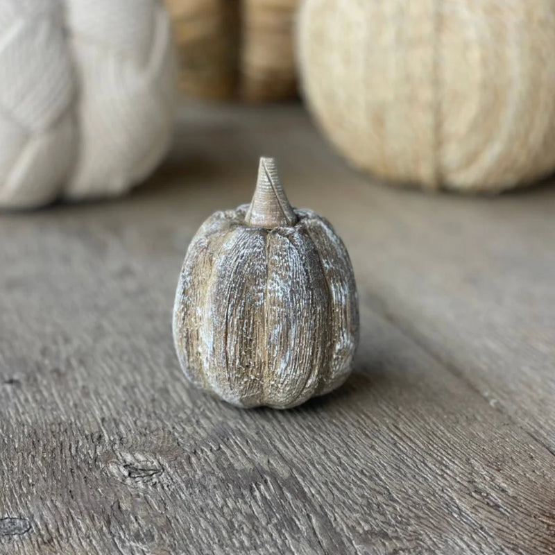 Driftwood Carved Pumpkin