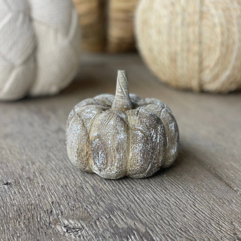 Driftwood Carved Pumpkin