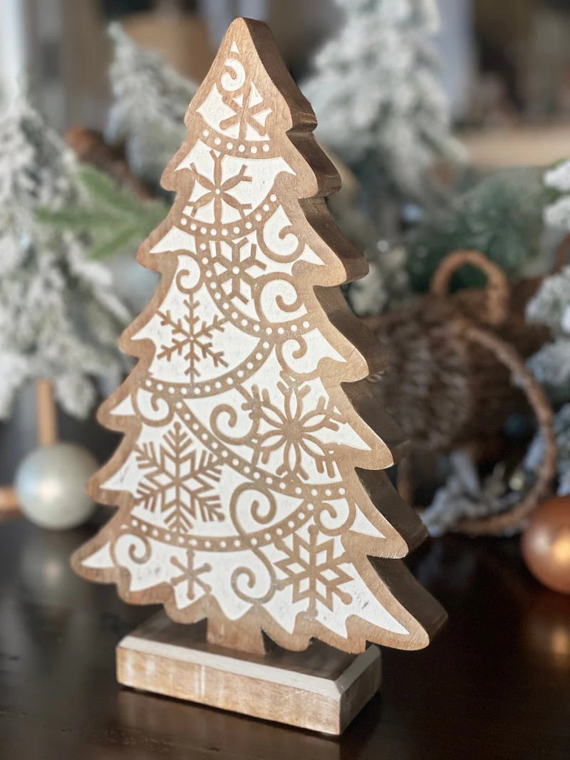 Snowflake Carved Mango Tree