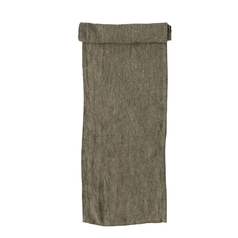 Stonewashed Linen Table Runner