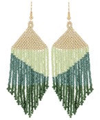 Beaded Tassel Earrings