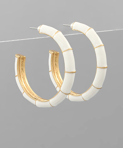 Enamel Color Hoops