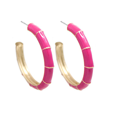 Enamel Color Hoops