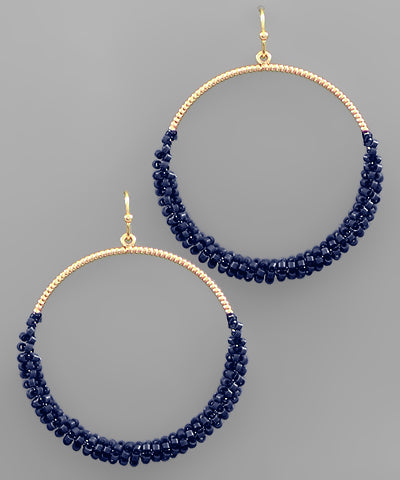 Half Beaded Earrings