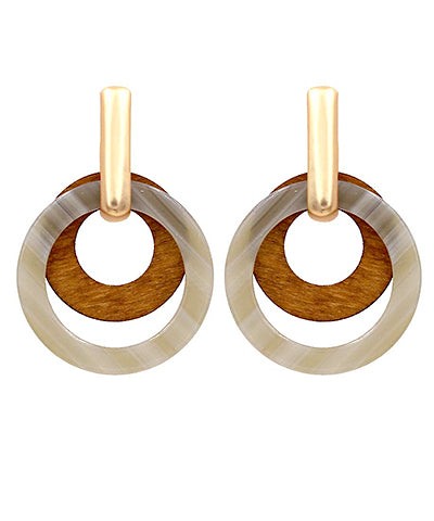 Layered Circle Earrings