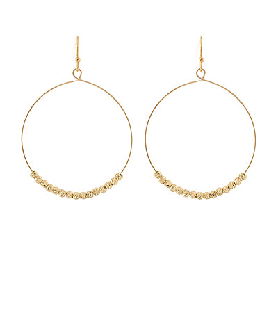 Circle Textured Earrings