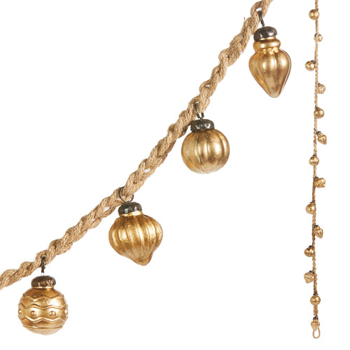 Gold Ornament Rope Garland