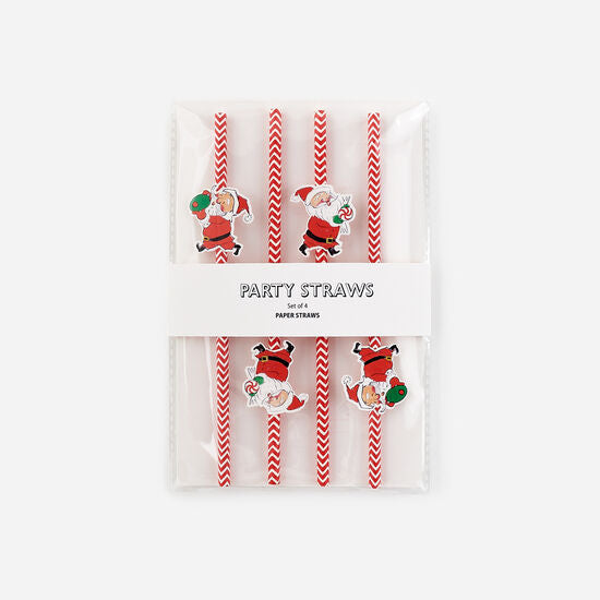 Cocktails with Santa Straws