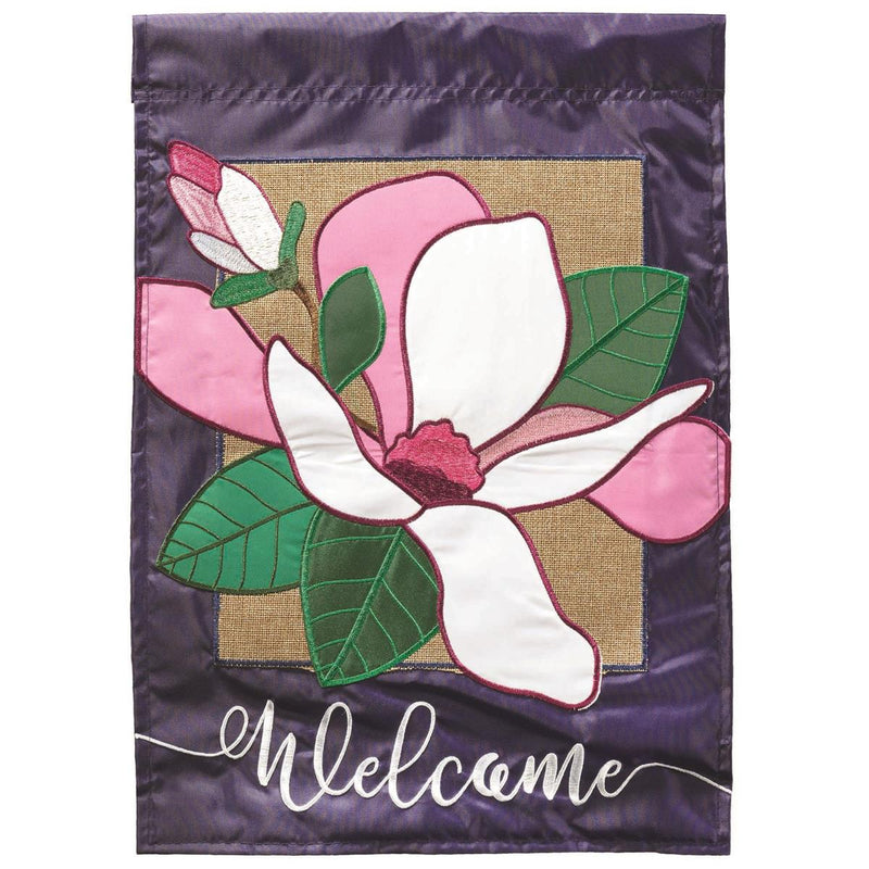 Welcome Magnolia Flag