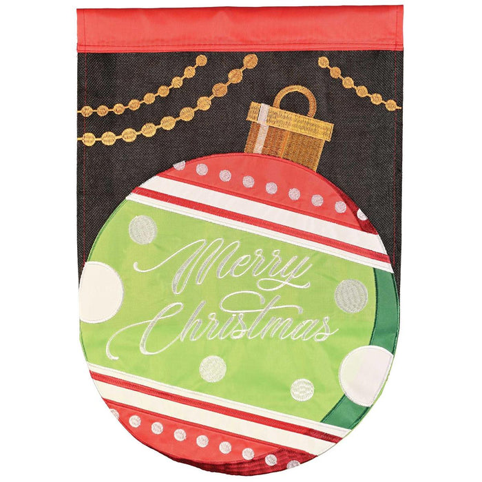 Christmas Ornament Garden Flag