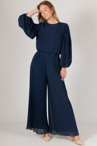 Pleated Chiffon Pants