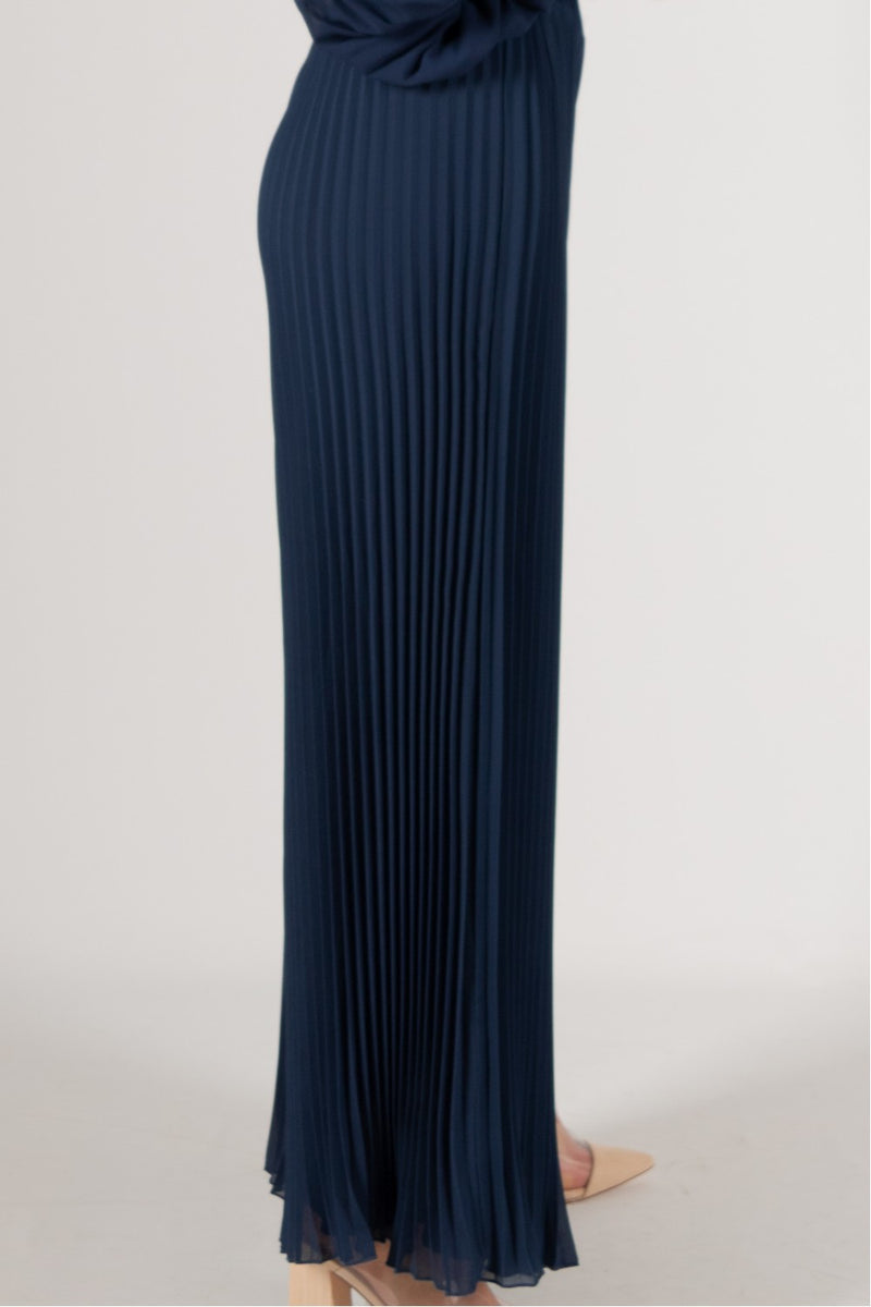 Pleated Chiffon Pants