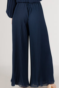 Pleated Chiffon Pants